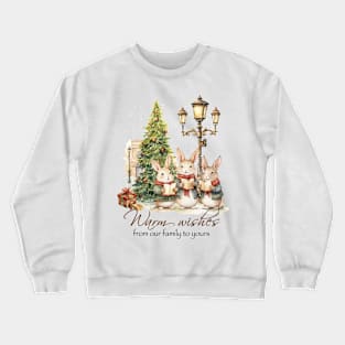 Christmas Wishes Quote Crewneck Sweatshirt